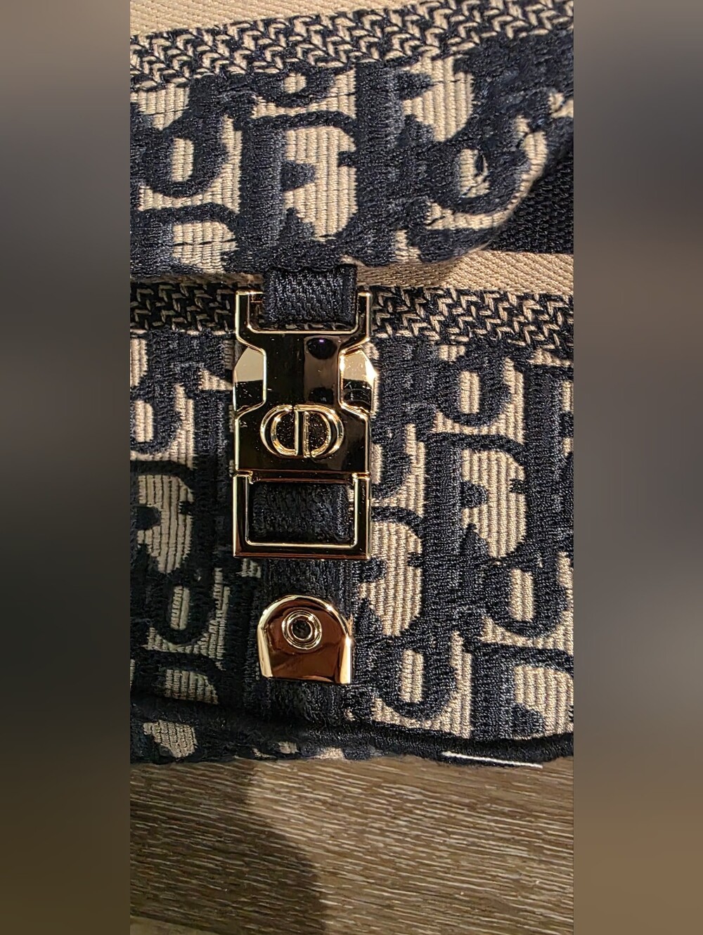 NWOT Inspired Navy Blue Small Diorcamp Bag - Picture 3 of 10